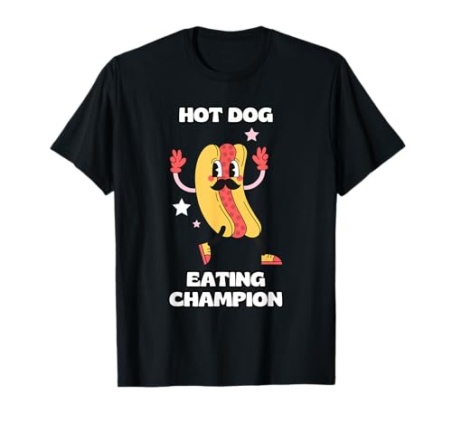 Campeón De Comer Perritos Calientes Camiseta