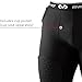 McDavid Padded Compression Shorts with HEX Pads. Dual-Density Thudd Tights with Hip, Tailbone, Thigh Padding. for Men and Women. with Cup Pocket White