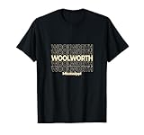 Vintage Woolworth, Mississippi Repeating Text T-Shirt