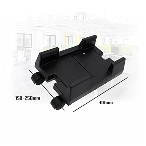 Soporte ajustable para CPU ENGENDER PC con ruedas, rack de almacenamiento para torre de computadora, base con freno, ancho ajustable miniatura 2