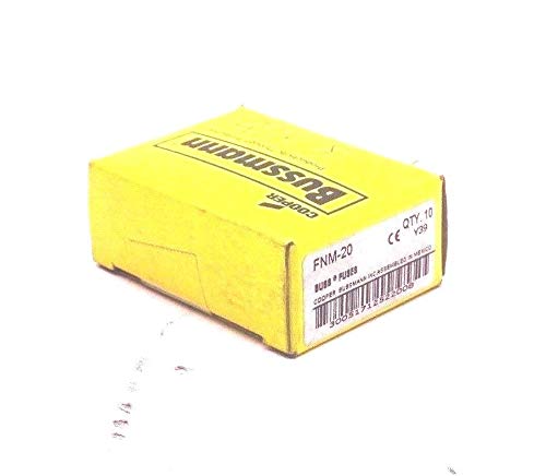 Bussmann FNM-20 Fuse; Cylinder; Time Lag; 20A FNM20 (PACK OF 10)