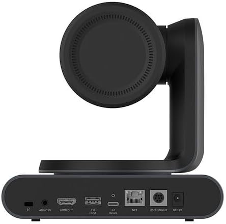 Wara view of MAXHUB UC P30 SC802A 12X VHD Camera with ports