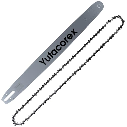 Yutacorex 28inch Chainsaw Guide Bar and Chain Combo