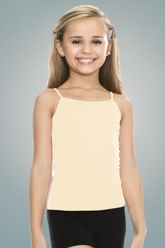 Image of Kurve Girl's Sleeveless Tank Top - Stretch Undershirts Cami Camisole, UV Protective Fabric, Rated UPF 50+ (Made in USA)
