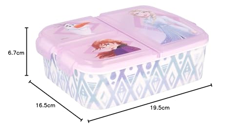 Stor Sandwichtopf Multi Frozen, Kunststoff, Die Eiskönigin Ii Elements, Estándar