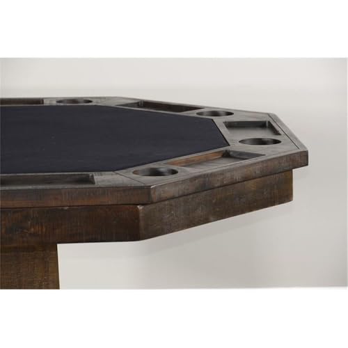 Pemberly Row PR-4753-2352719 Transitional Wood Game & Dining Table In Tobacco Leaf thumb #3