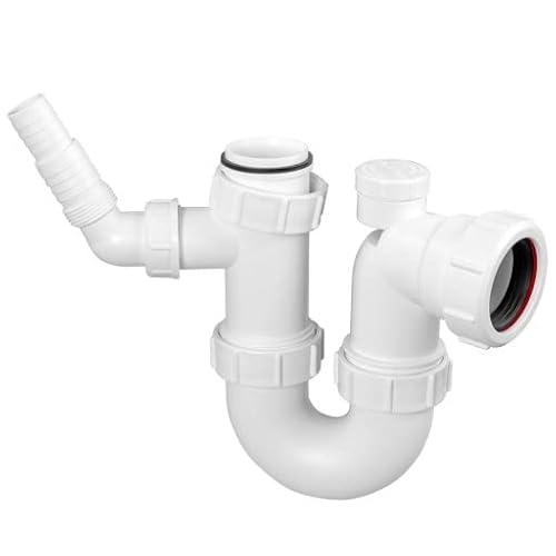 Mcalpine WM14V Sink Trap with 135 Degree Swivel Nozzle with Anti-Syphon (Silentrap)