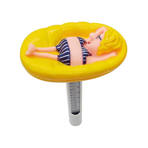 Swimming Pool Thermometer|Cartoon Drifter Shape Swimming Pool Thermometer Multifunctional Classic Practical Water Temperature Measure Tool