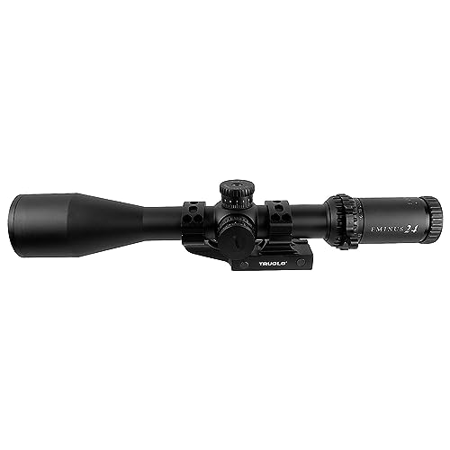 Image of Truglo Eminus Scope with 30MM Tube, Illuminated Tacplex Reticle, 1-Piece Mount