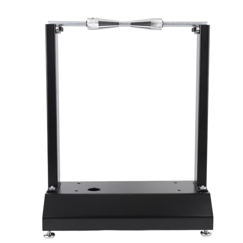 Bediffer Equilibratrice di Precisione per Ruote da Moto, Bici, Supporto Professionale per Equilibratura Pneumatici in Acciaio al Carbonio per Bici Sportive da Cross, Coni di Centraggio Regolabili