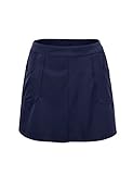 Hilor Damen Damen Damen Athletik Schwimmrock mit UPF 50+ Bikini-Slip Baderöckchen Tankinis Strandrock Navy 50