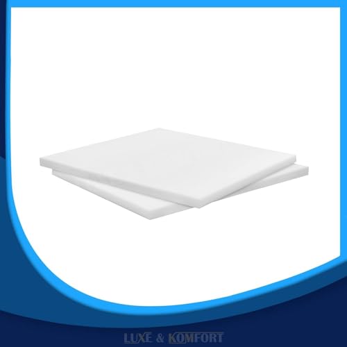 Luxe & Komfort® High Density White Foam Sheet 80" X 20" / 200 CM x 50 CM [0.5 to 6 Inch Thickness] (80 x 20 x 4) - Image 5