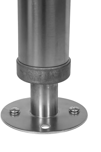 Express KitchQuip Stainless Steel Flanged Feet | Heavy-Duty Support for 1-5/8\" O.D. Tubing | Commercial Kitchen Equipment Replacement Parts | Set of 4 - Thumbnail 4