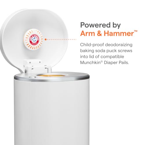 Munchkin Arm & Hammer Puck Diaper Pail Deodorizer, Lavender, 3 Count - image 3