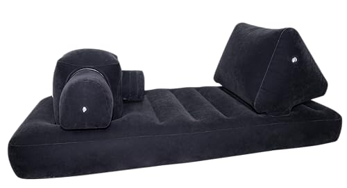 You2Toys Chaise longue de luxe Velvet avec Sex Machine Noir et blanc Taille unique