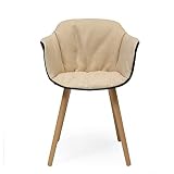 Homely - Silla de Comedor de diseño nórdico con Brazos Degas inspiración Silla Tower
