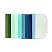 1 Ply Solid Color Flannel 8x8 Inches Little Wipes Set of 10 Assorted Blues and Greens- Proudly Made in the USA!