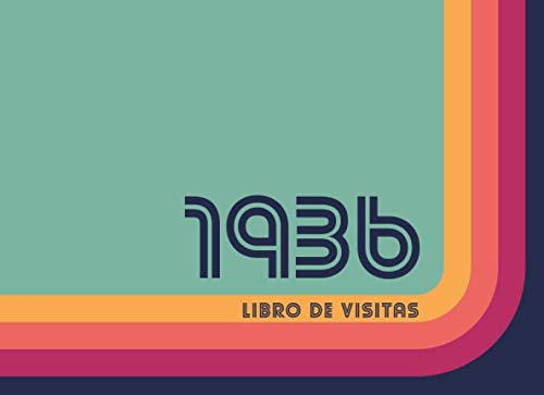 1936 Libros de Visitas: Libro de visitas para fiestas de cumpleaños de estilo retro para que la familia y los amigos inserten saludos y mensajes | 100 páginas | Vol 2