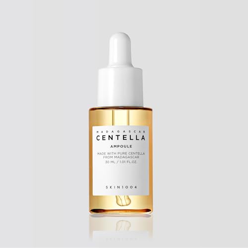 SKIN1004 Madagascar Centella Asiatica Ampoule Facial Serum |100% Centella Asiatica Extract for Soothing Sensitive and Acne-prone Skin, 30ml