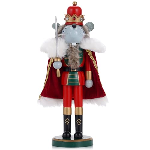 VorFor Nussknacker Figur Puppe,35cm Nussknacker,Weihnachtsdeko...