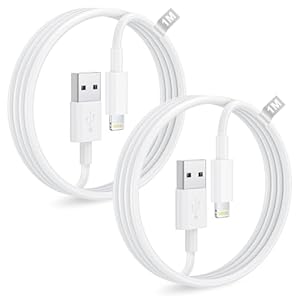 iPhone Ladekabel Original Apple MFi Zertifiziert für Apple i-Phone 14/13 Pro/12/11/XS/XS Max/XR/X/8/7/6/SE/iPad, 1M 2Pack iPhone Kabel USB auf Lightning Kabel Ladekabel i-Phone Schnellladekabel