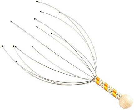 Miniatura 5 de Paquete de 3 masajeador de cuero cabelludo, rascador terapéutico para una relajación profunda, masajeador de cabeza de mano, estimulación del