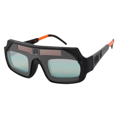 Gafas de soldadura de oscurecimiento automático, gafas de seguridad con color real, casco de escudo ajustable, diseño portátil para soldar, soldadura por, corte de soldadura, mujeres y hombres