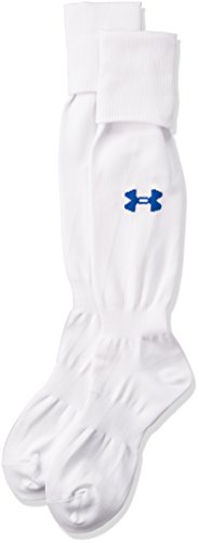 [アンダーアーマー] サッカーソリッドソックスIII(サッカー/ソックス) SSC3779 メンズ WHT/RYL 日本 SM-(日本サイズS相当)