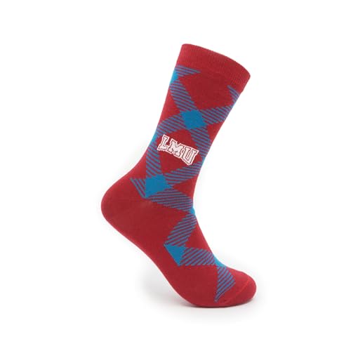 Timeless Tartans Loyola Marymount University Cotton Dress Socks, Classic Collegiate Apparel, Officially Licensed Gift & Clothing Accessories
