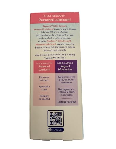 Replens Silky Smooth Personal Lubricant 2.7 fl oz (76.54 g) Pack of 5