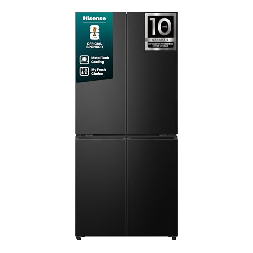 Hisense RQ5P470SAFD Cross-Door Kühl-Gefrier-Kombination, 304 Liter Kühlteil, 179 Liter...
