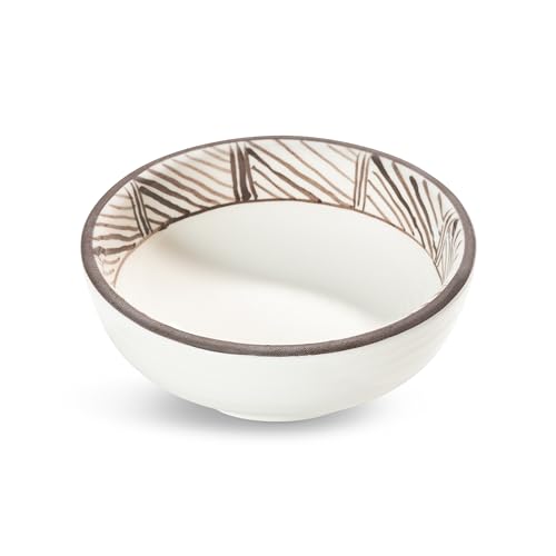 GMUNDNER KERAMIK Namib Coupelle à sauce Marron 9 cm Fabriqué à la main en Autriche