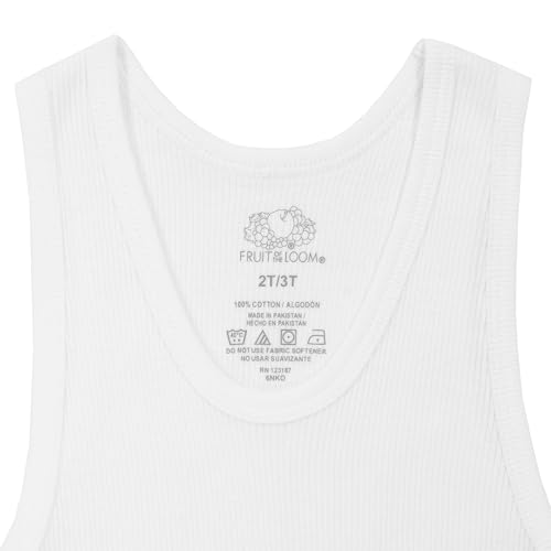 Image of Fruit of The Loom Boys' Eversoft Cotton Undershirts, T Shirts & Tank Tops