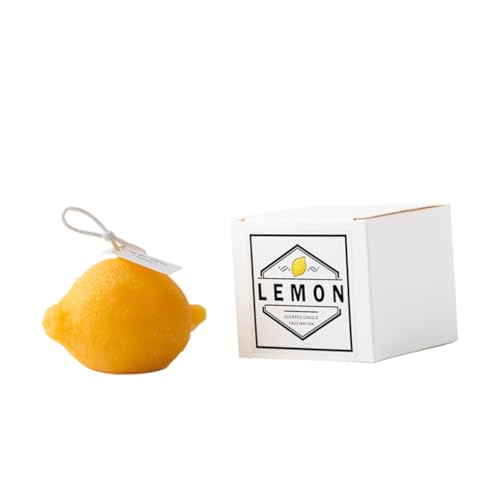 TOVINANNA 1 Pc Vela perfumado tangas limón sazonadores unique candle decoración baño decoración de mesa air fruer parafina Yellow