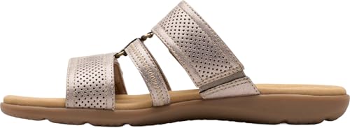 Clarks Clarks - Womens Elizabelle Ave Sandals, Color Taupe Meta, Size: 12 W US