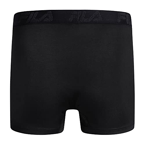 Fila Men's 4" Trunk Front Fly, 90% Polyester 10% Spandex, 4-Pack4