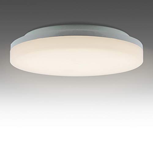 BarcelonaLed Lámpara Plafón LED IP65 impermeable con Sensor detector de movimiento 360u00ba 18W luz blanco neutro 4000K 1600LM downlight circular de techo y pared con para exterior/Interior