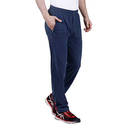 Image of Trackpants for Men - Regular Fit, Cotton Hoisery, Ultra Soft, Comfortable, Lightweight, Ziper Pockets, Front Zip, Back Pocket, Solid Mnimal