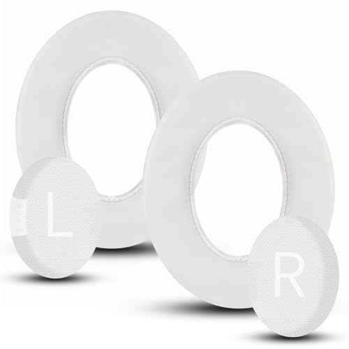 Reemplazo de Almohadillas de Gel Refrigerante para Bose Noise Cancelling Headphones 700 (NC700) - Tela de Seda Hielo, Espuma de Memoria para Máximo Confort - Blanco miniatura 2