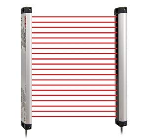 CGOLDENWALL Rideaux de sécurité ultra fins avec capteur infrarouge - Protection photoélectrique - Distance du faisceau : 10 mm (poutres : 32, hauteur de détection : 310 mm) Cover