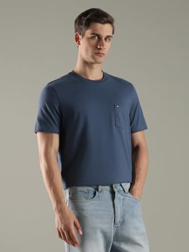 Image of Solid Regular fit Cotton t-Shirt