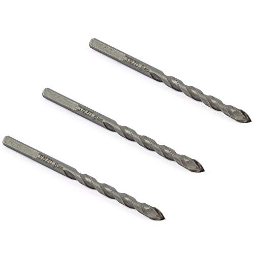 Brocas de Carburo 3 piezas 6 8 10 mm para cerámica y madera miniatura 3