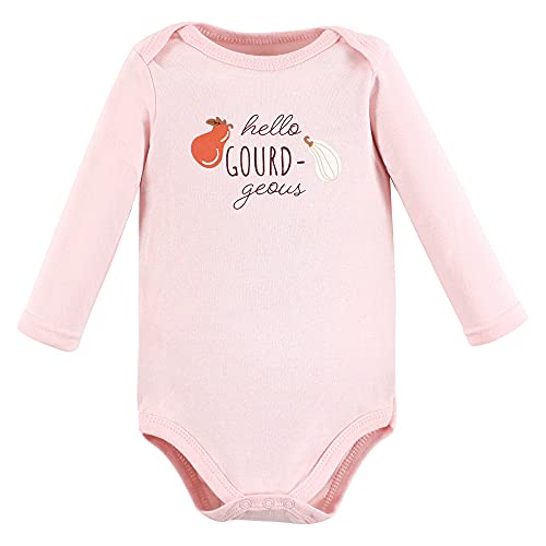 Image of Hudson Baby baby-boys Cotton Long-sleeve Bodysuits 5-pack