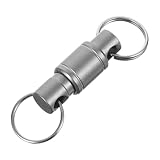 Photo Gallery toddmomy gancio per chiavi in metallo doppio anello girevole portachiavi organizer sgancio rapido per chiavi auto e borsa Photo Gallery toddmomy gancio per chiavi in metallo doppio anello girevole portachiavi organizer sgancio rapido per chiavi auto e borsa
