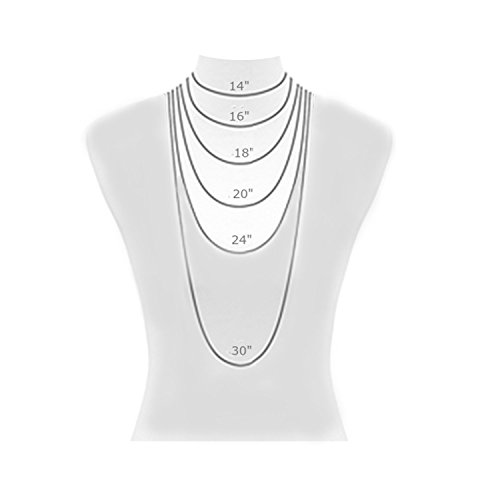 Collier en chaîne de blé rond en or jaune massif 14K avec diamants taillés .6mm 16 " - 3