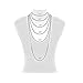 Collier en chaîne de blé rond en or jaune massif 14K avec diamants taillés .6mm 16 " - 3