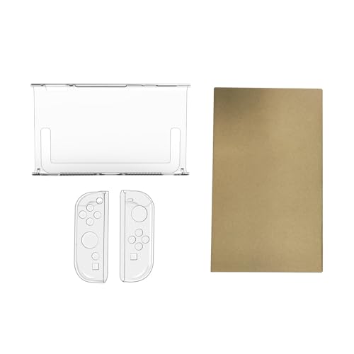 Coque transparente résistante aux chocs - Très fine - Anti-poussière - Pièce de rechange pour consoles 2 consoles - Protection anti-poussière