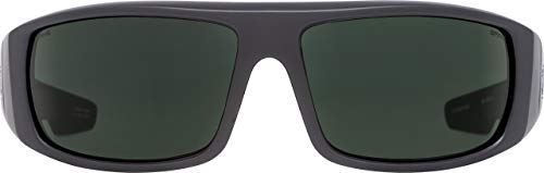 Spy Logan Matte Black Ansi Rx Happy Gray Green #TOP1