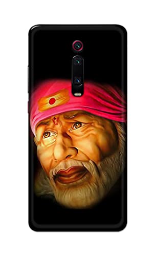 Image of PRINTFIDAA Sai Baba Lord Shiridi Great God Hinduism Religious Hard Back Cover for Mi 9T / Mi 9T Pro /Redmi K20 / K20 Pro Back Cover -(P6) KAT1002