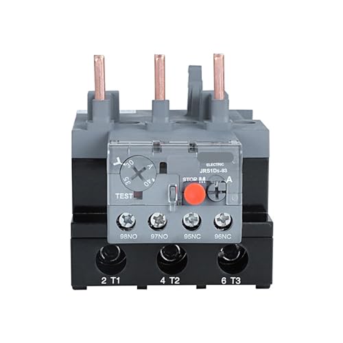 Relé térmico JRS1Ds-93/Z previene motores quemados por sobrecarga 220V